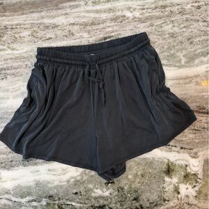 Women's Casual Black Shorts High-Rise Size Medium